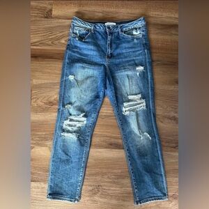 Flying Monkey Ripped Blue Jeans